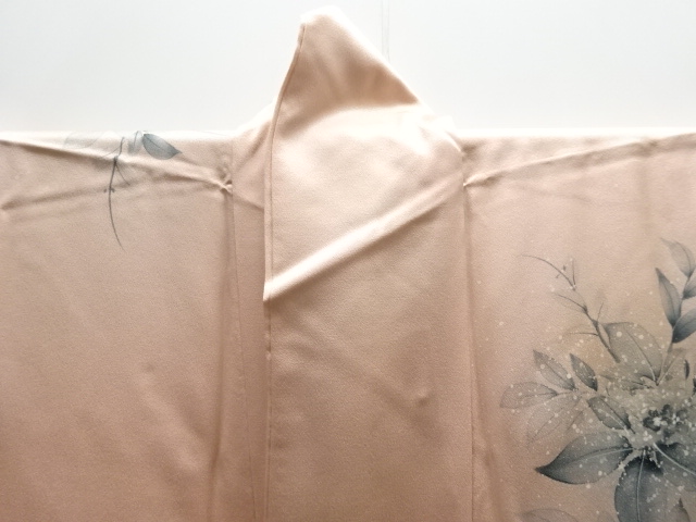  枝花模様訪問着